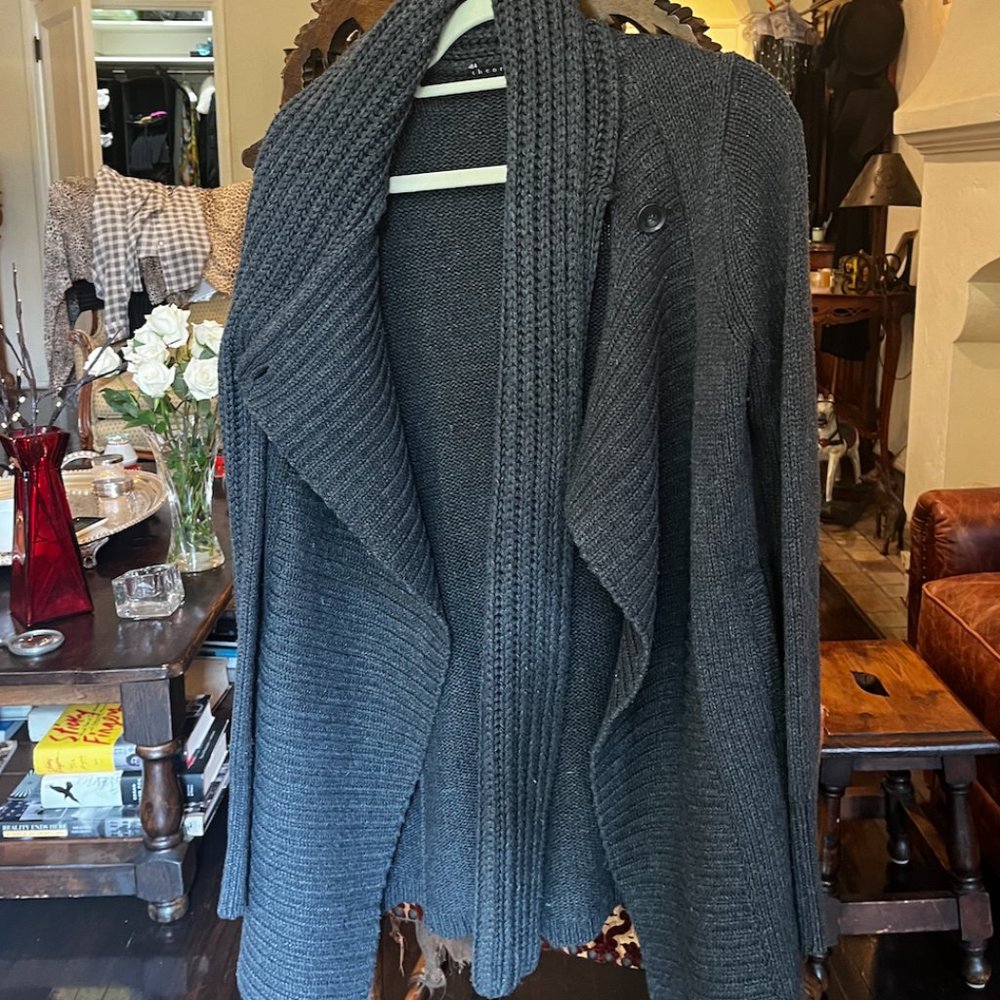 Theory Knit Wrap Cardigan